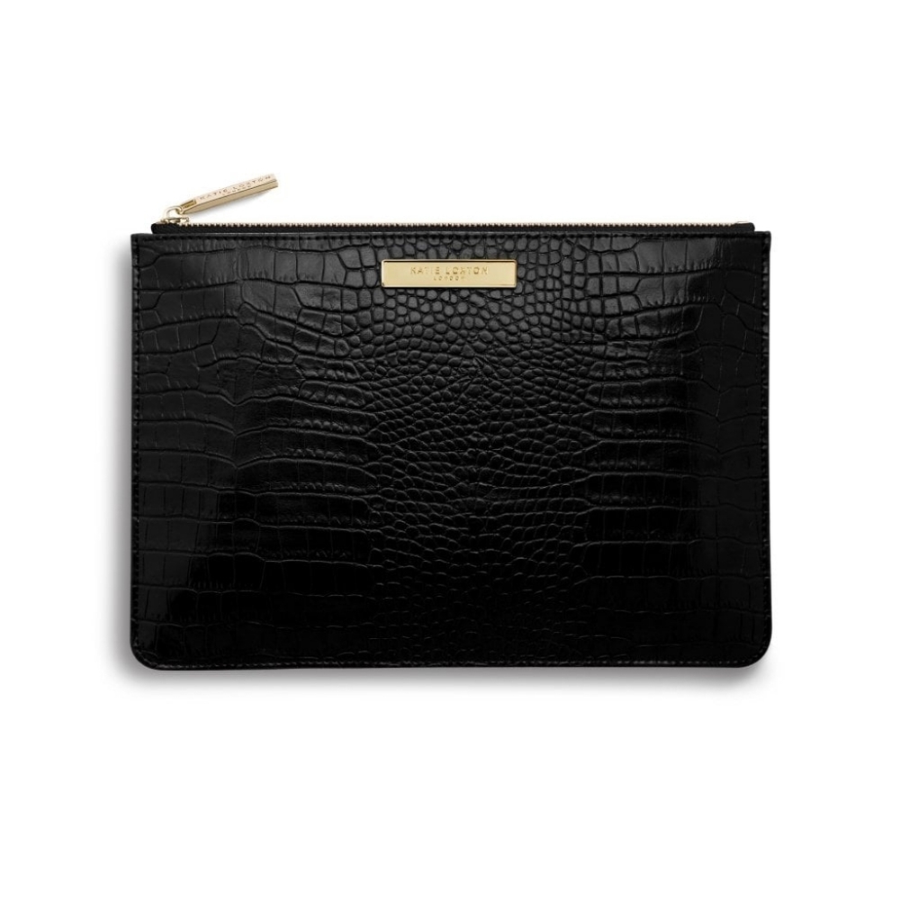 Katie Loxton Faux Crocodile Women's Vegan Leather Fashion Pouch & Wallet, NWOT